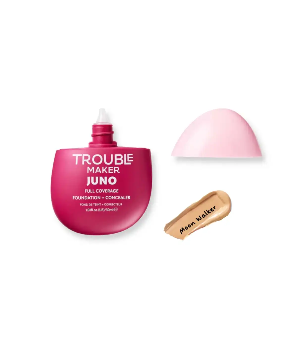 Trouble Maker - Base de maquillaje acabado mate Juno Full Coverage - Moon Walker - Trouble Maker - Comparador de precios