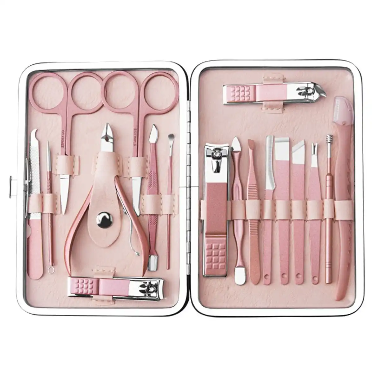 UNIQ - Kit De Cuidado De Manicura 18 En 1 Cuidado de uñas 18 pieces Oro Rosa - UNIQ - Comparador de precios