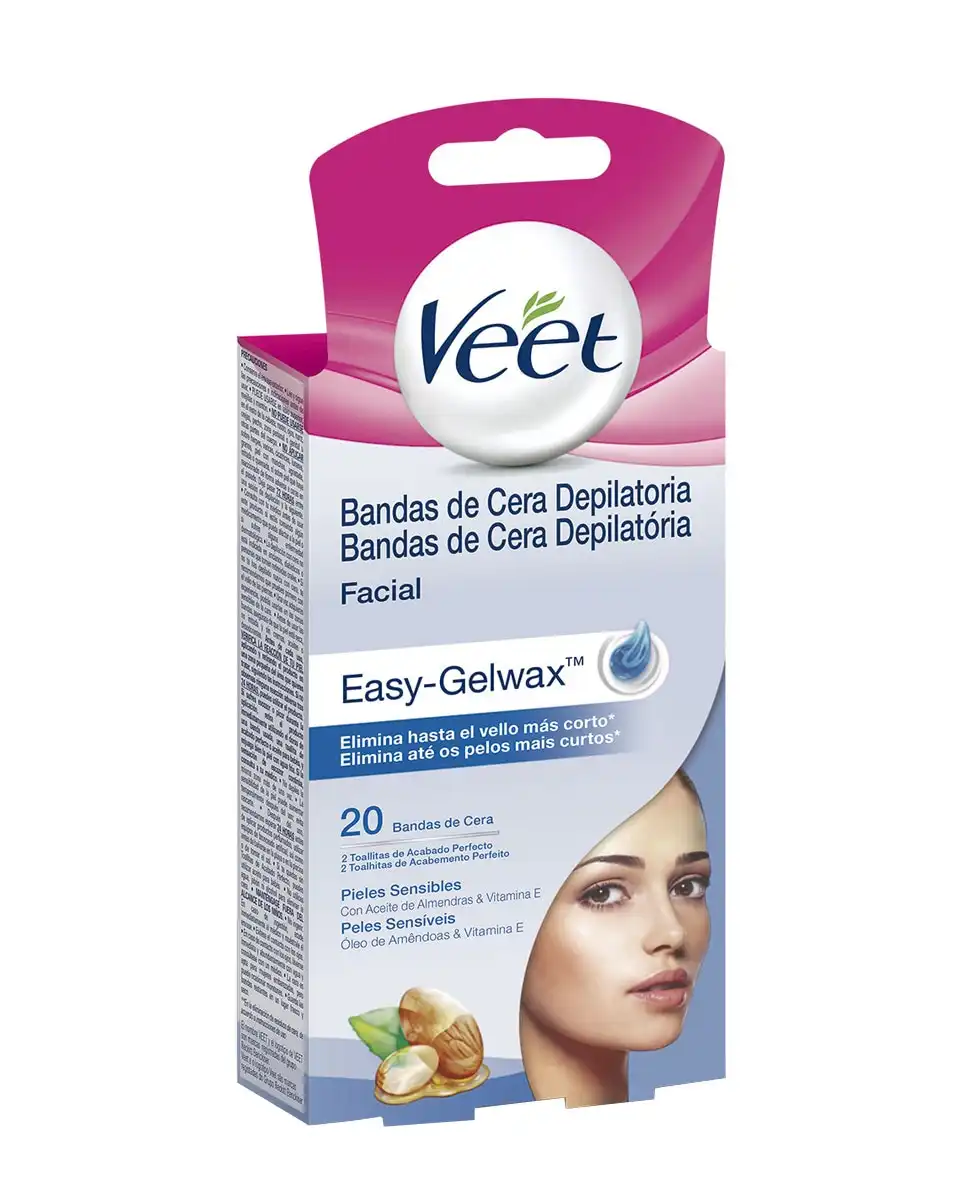 Veet - Banda Cera Fría Facial Piel Sensible - Veet - Comparador de precios