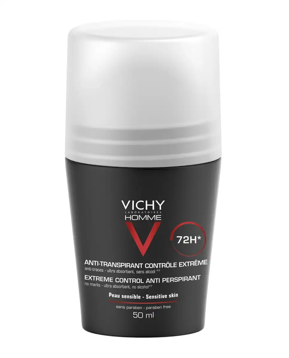 Vichy - Desodorante Bola Antitranspirante 72H 50 Ml Homme - Vichy - Comparador de precios