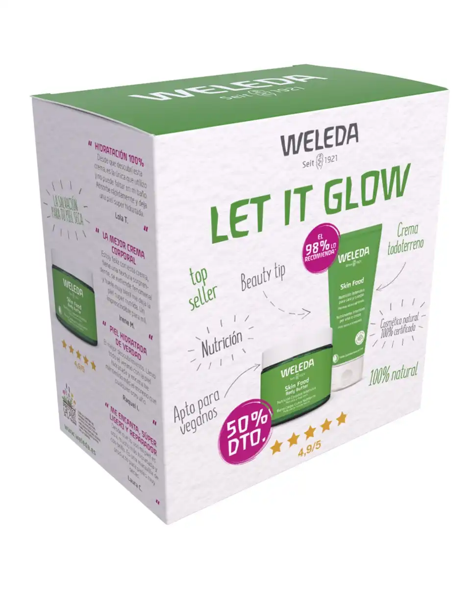 Weleda - Pack Let It Glow SF Orignal 75 Ml + 50% DTO Body Butter - Weleda - Comparador de precios