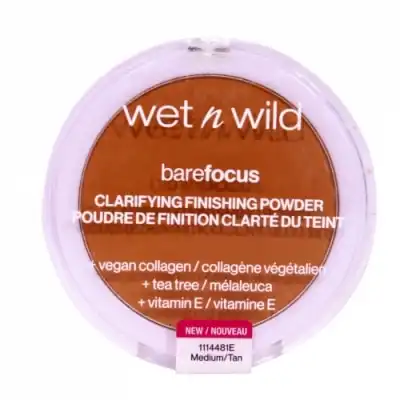 Wet N Wild Bare Focus larifying finishing powder Medium/Tan, 6 gr - WET n WILD - Comparador de precios