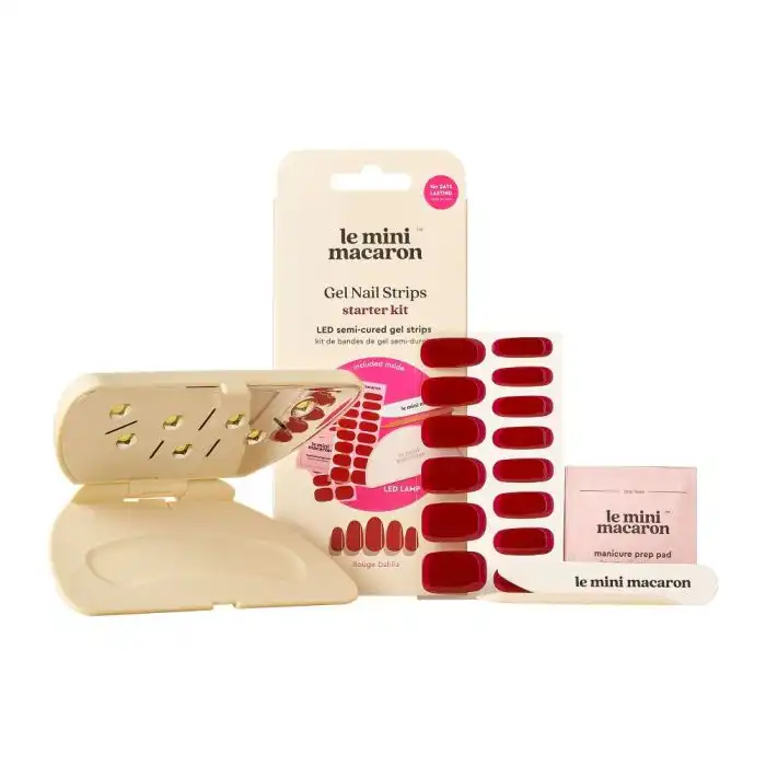 ¡17% DTO! Gel Strips Starter Kit  Rouge Dahlia - Le Mini Macaron - Comparador de precios