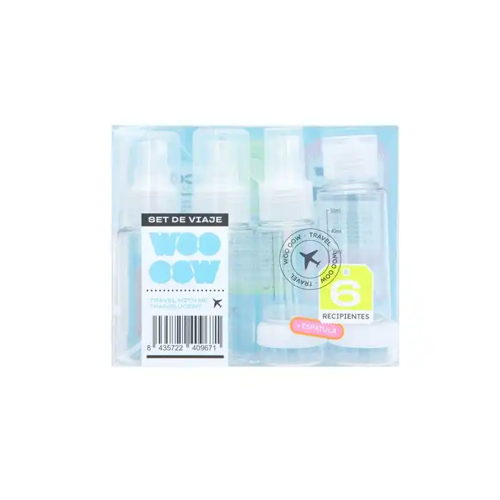 ¡17% DTO! Set de Viaje Travel With Me Translucent - Woo oow - Comparador de precios