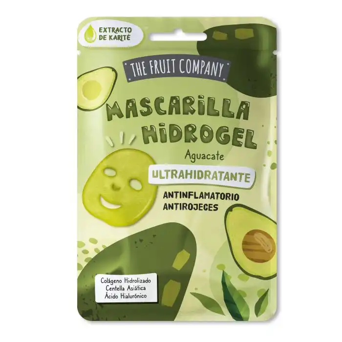 ¡20% DTO! Mascarilla Facial Hidrogel Aguacate Ultrahidratante 31 gr - The Fruit Company - Comparador de precios