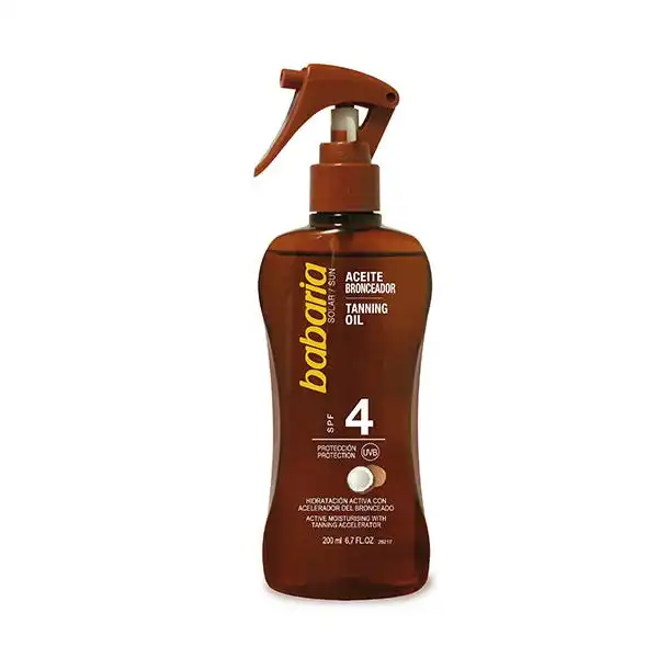 Aceite Bronceador Spf 4 - Babaria - Comparador de precios