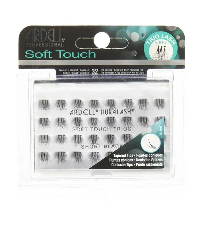 Ardell - Pestañas postizas Individuales Duralash - Soft Touch Trios: Short Black - Ardell - Comparador de precios
