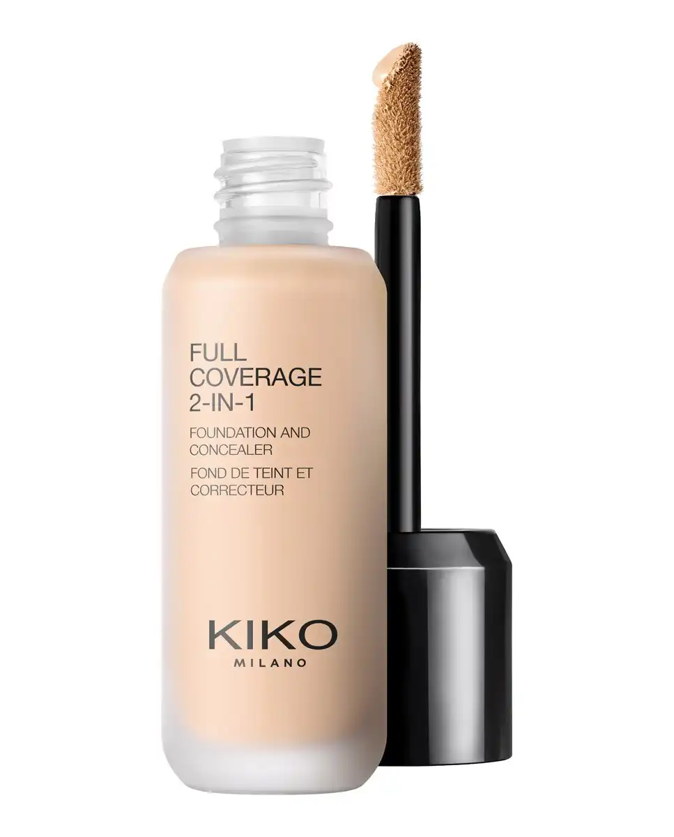 Base De Maquillaje Y Corrector 2 En 1 Full Coverage 2-In-1 Foundation & Concealer Kiko Milano WR10 Warm Rose - Kiko Milano - Comparador de precios