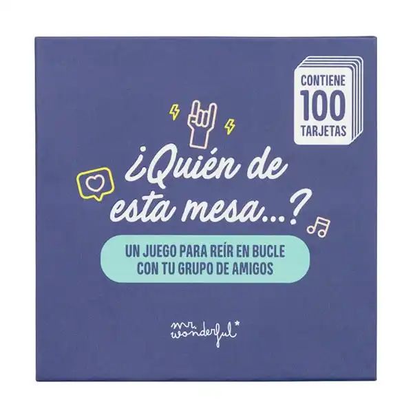 Cartas ¿Quién De Esta Mesa� - Mr Wonderful - Comparador de precios