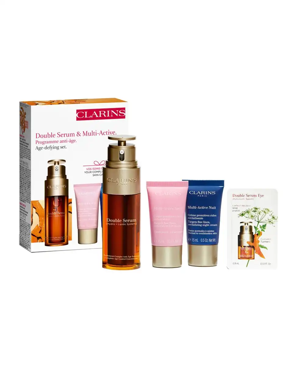 Clarins - Estuche De Regalo Double Serum Y Día Y Noche Multi Activa - Clarins - Comparador de precios