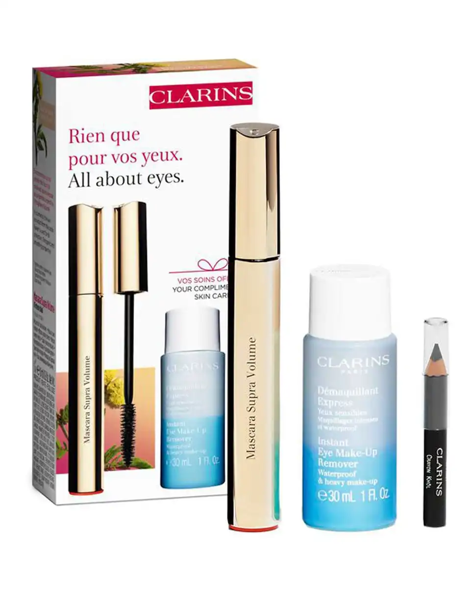 Clarins - Estuche De Regalo Máscara Pestañas Supra Volume - Clarins - Comparador de precios