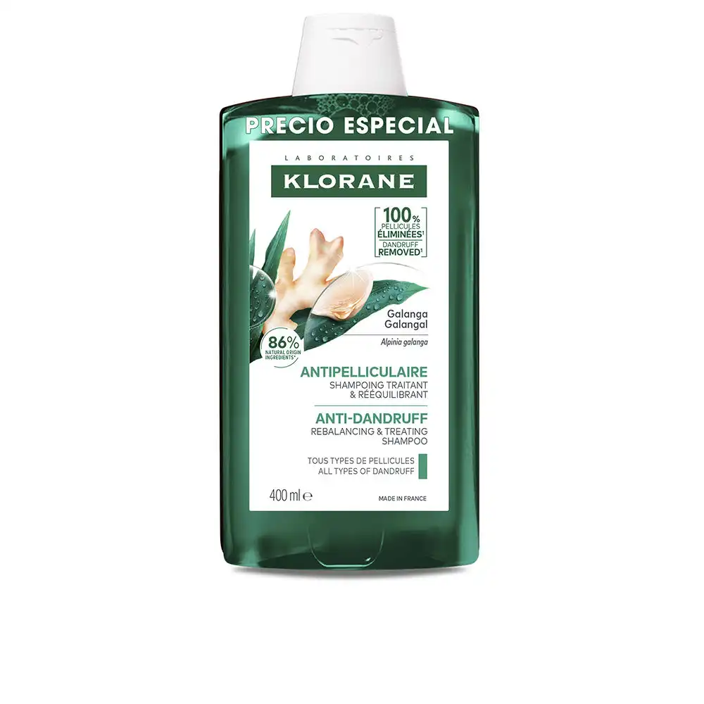 Galanga champú anticaspa reequilibrante y tratante 400 ml - Klorane - Comparador de precios