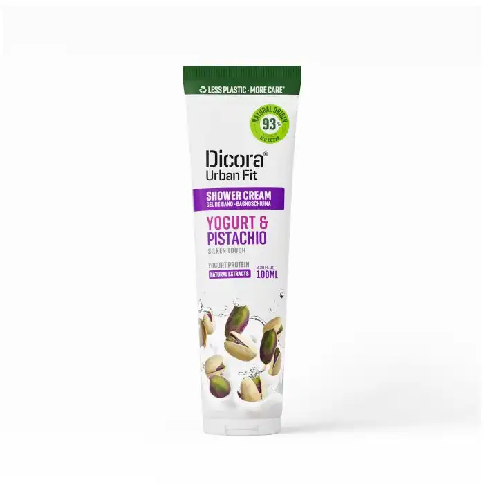 Gel de Ducha Cremoso Yogurt - Pistacho 100 ml - Dicora Urban Fit - Comparador de precios