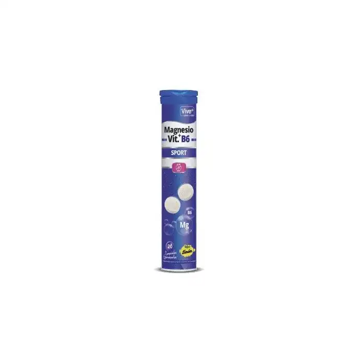 Magnesio y Vitamina B6 Efervescente - Vive + - Comparador de precios
