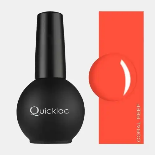 Mia Make Up - Quicklac Semipermanente Lacas de uñas 15 ml CORAL REEF - Mia Make Up - Comparador de precios