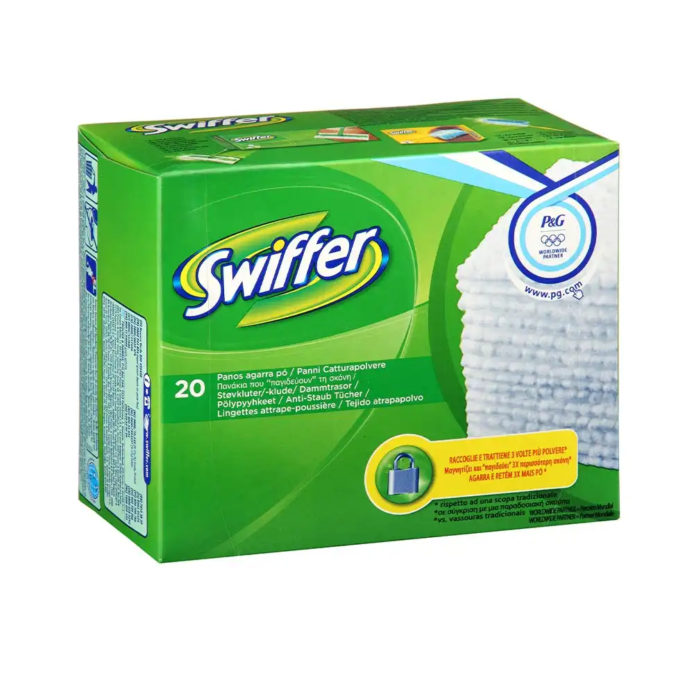 Mopa ATRAPA-POLVO recambio seco x 20 u - Swiffer - Comparador de precios
