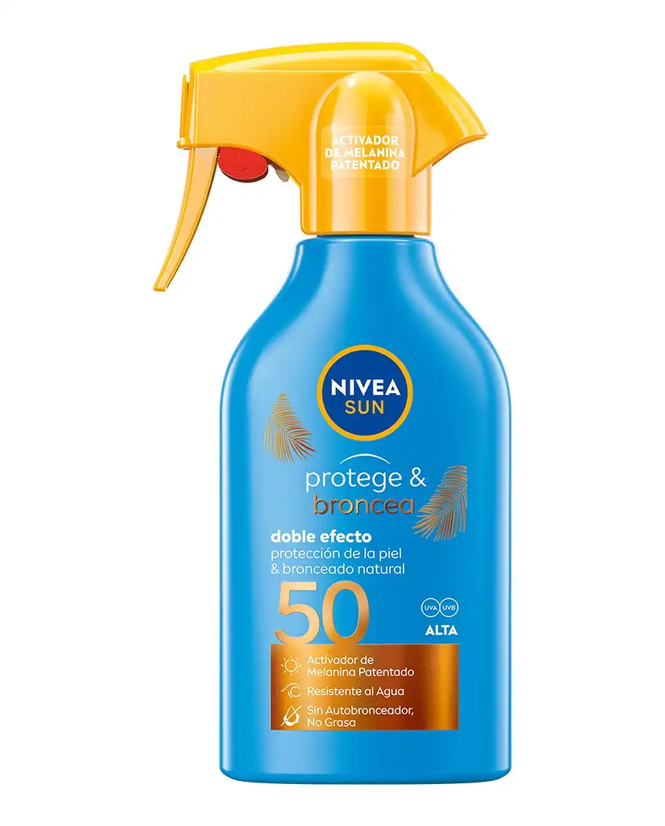 NIVEA - Spray Solar En Pistola Protege & Broncea SPF 50 Sun - Nivea - Comparador de precios