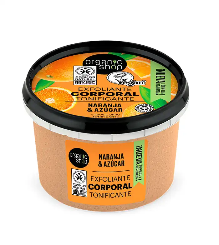 Organic Shop - Exfoliante corporal - Naranja orgánica y azúcar - Organic Shop - Comparador de precios