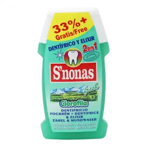 S'Nonas - Dentifrico Y Elixir Clorofila Pastas dentales 100 ml unisex - Snonas - Comparador de precios