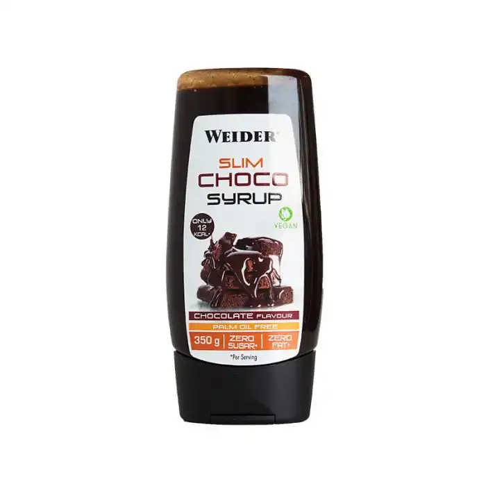 Slim Choco Syrup Sirope sin calorías 350 gr - Weider - Comparador de precios