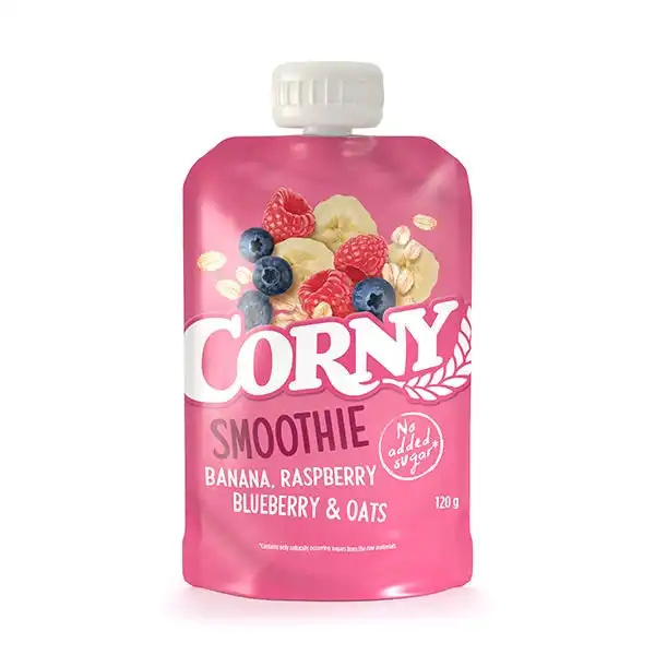 Smoothie Plátano, Frambuesas, Arándanos Y Avena - CORNY - Comparador de precios