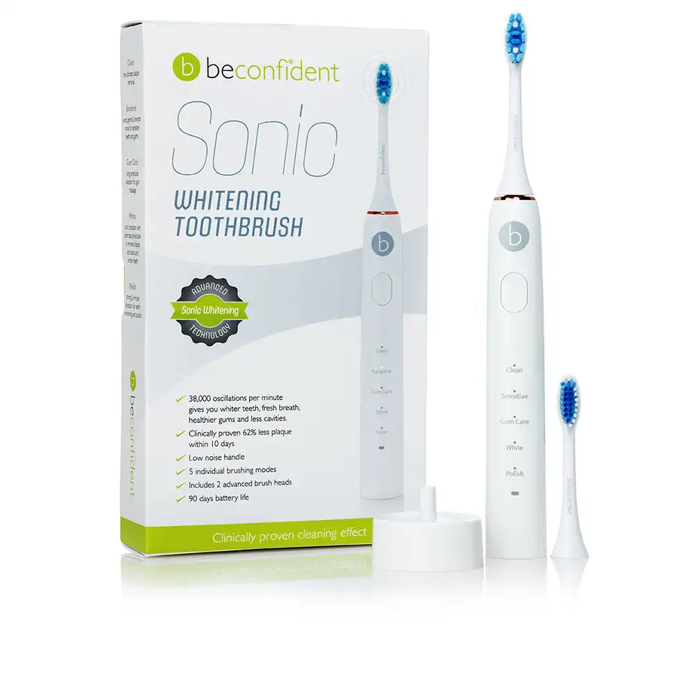 Sonic electric whitening toothbrush #white/rose gold - Beconfident - Comparador de precios