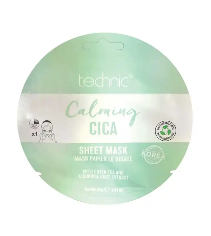 Technic Cosmetics - Mascarilla calmante Cica - Technic Cosmetics - Comparador de precios