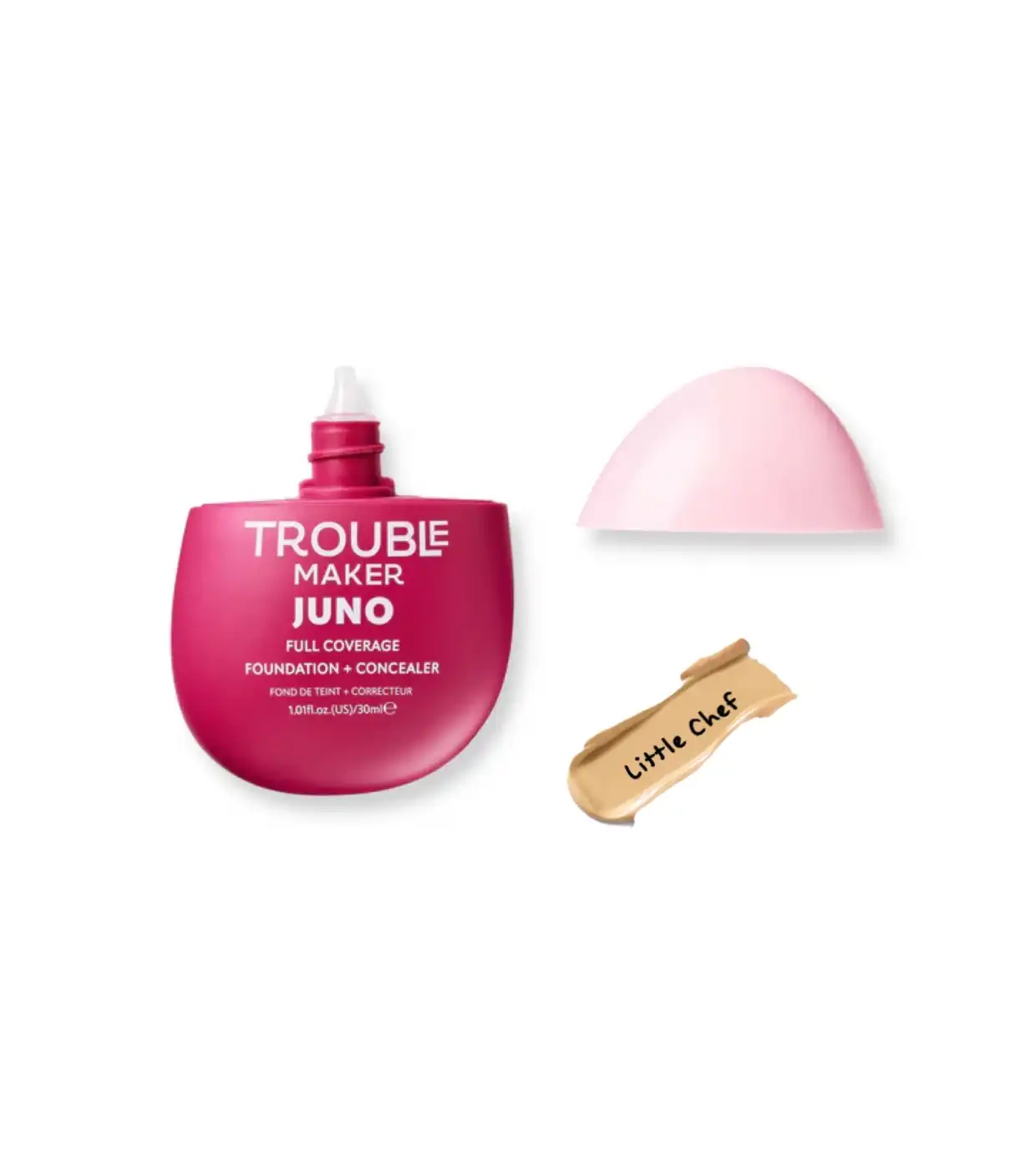 Trouble Maker - Base de maquillaje acabado mate Juno Full Coverage - Little Chef - Trouble Maker - Comparador de precios