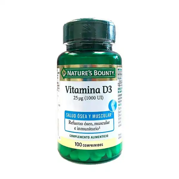 Vitamina D3 - Nature's Bounty - Comparador de precios