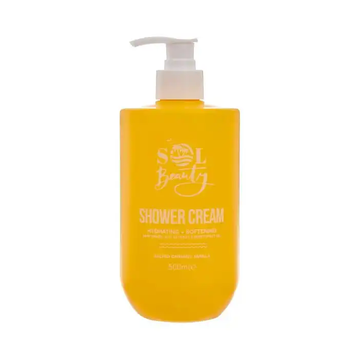 Crema de Ducha con Aroma a Vainilla y Caramelo Salado 500 ml - Sol Beauty - Comparador de precios