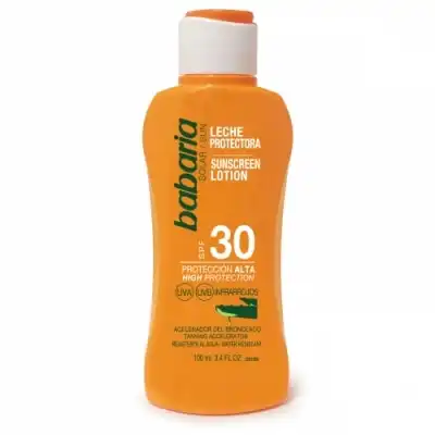 Babaria Leche Protectora SPF30 Protección Alta, 100 ml - Babaria - Comparador de precios