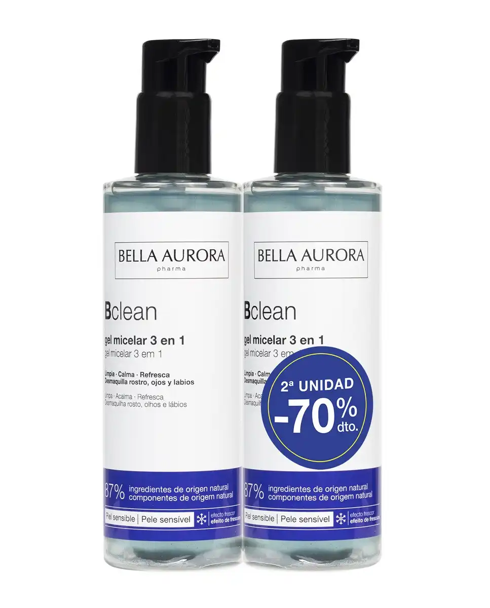 Bella Aurora - Gel micelar 3 en 1 BClean Bella Aurora. - Bella Aurora - Comparador de precios