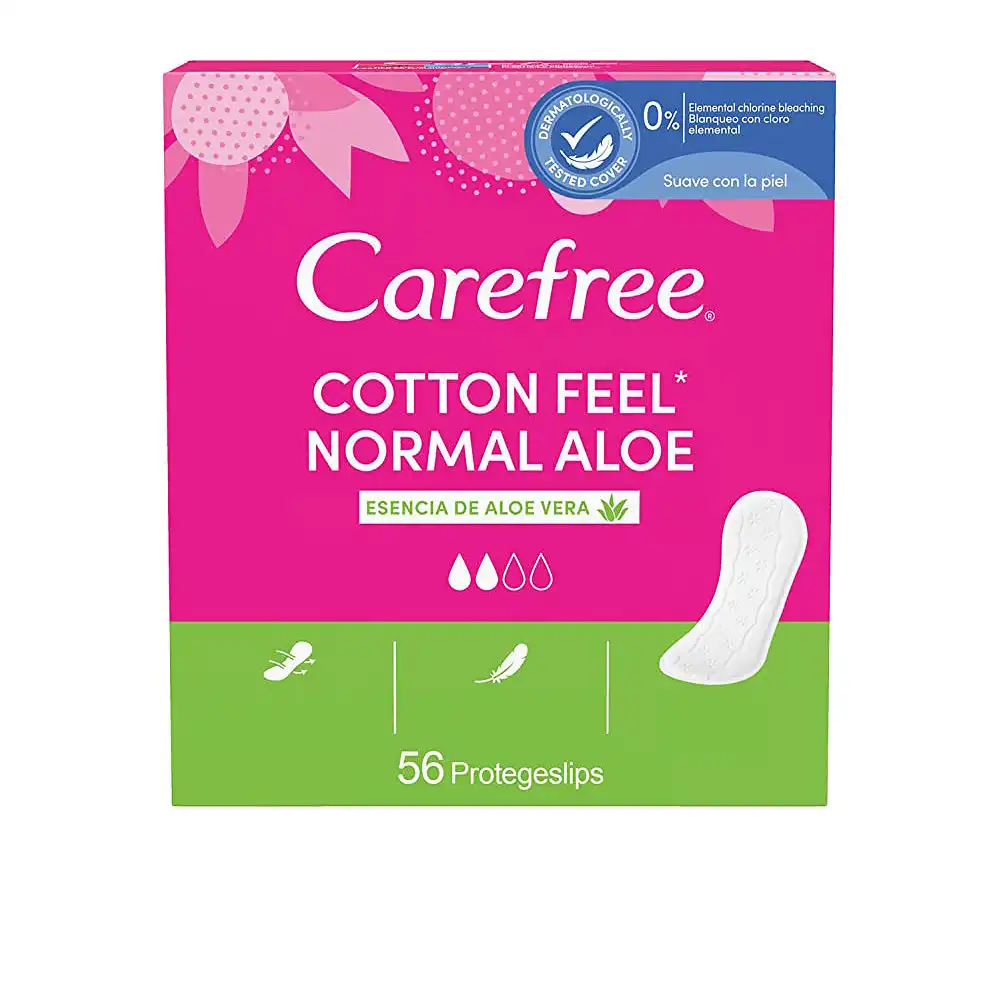 Carefree Normal Aloe protector cotton 56 u - CAREFREE - Comparador de precios