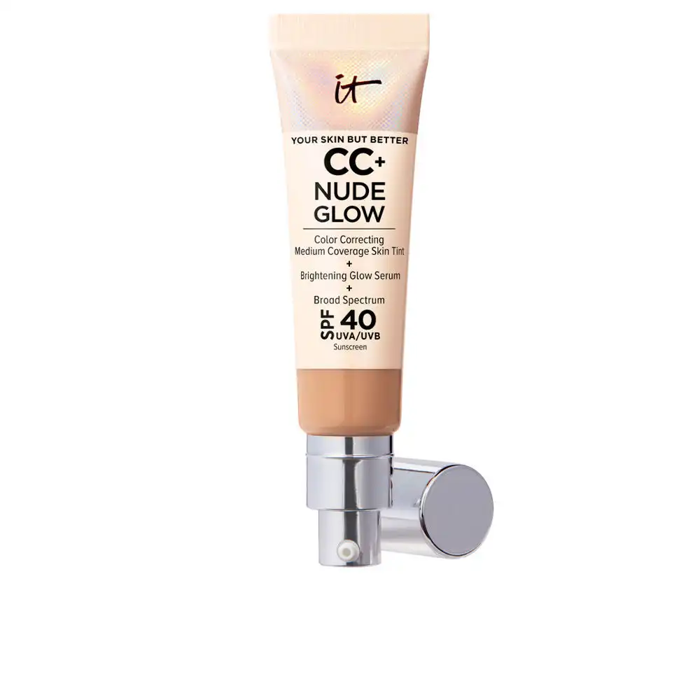 CC+ Nude Glow lightweight foundation + glow serum SPF40 #medium tan - IT Cosmetics - Comparador de precios