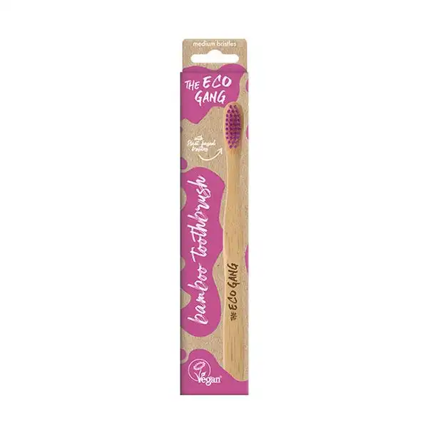 Cepillo Bambu Adulto Medio Morado - The Eco Gang - Comparador de precios