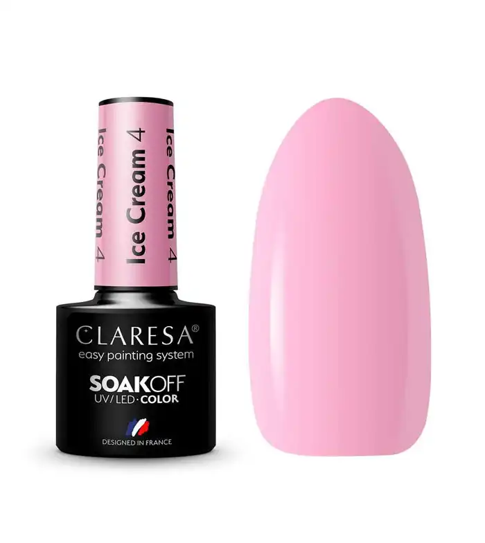 Claresa - Esmalte semipermanente Soak off - 04: Ice Cream - Claresa - Comparador de precios