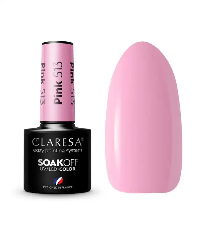 Claresa - Esmalte semipermanente Soak off - 513: Pink - Claresa - Comparador de precios