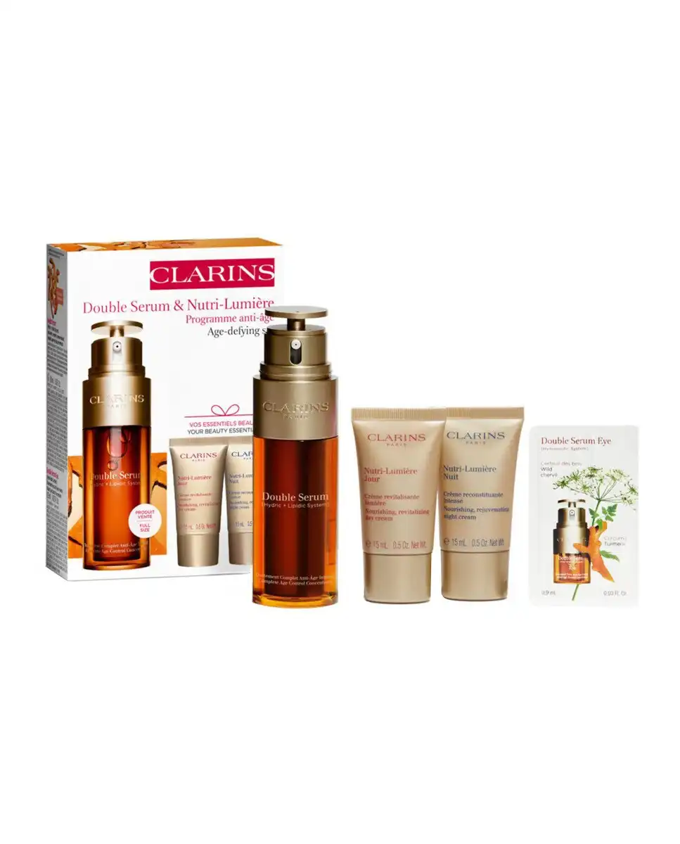 Clarins - Estuche de regalo Double Serum Y Nutri-Lumière Clarins. - Clarins - Comparador de precios