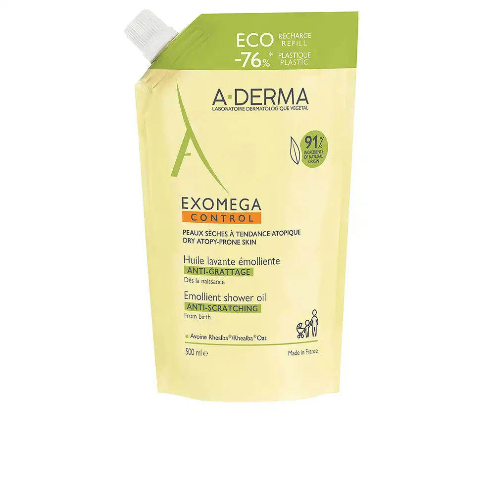 Exomega Control aceite eco-recambio 500 ml - A-derma - Comparador de precios