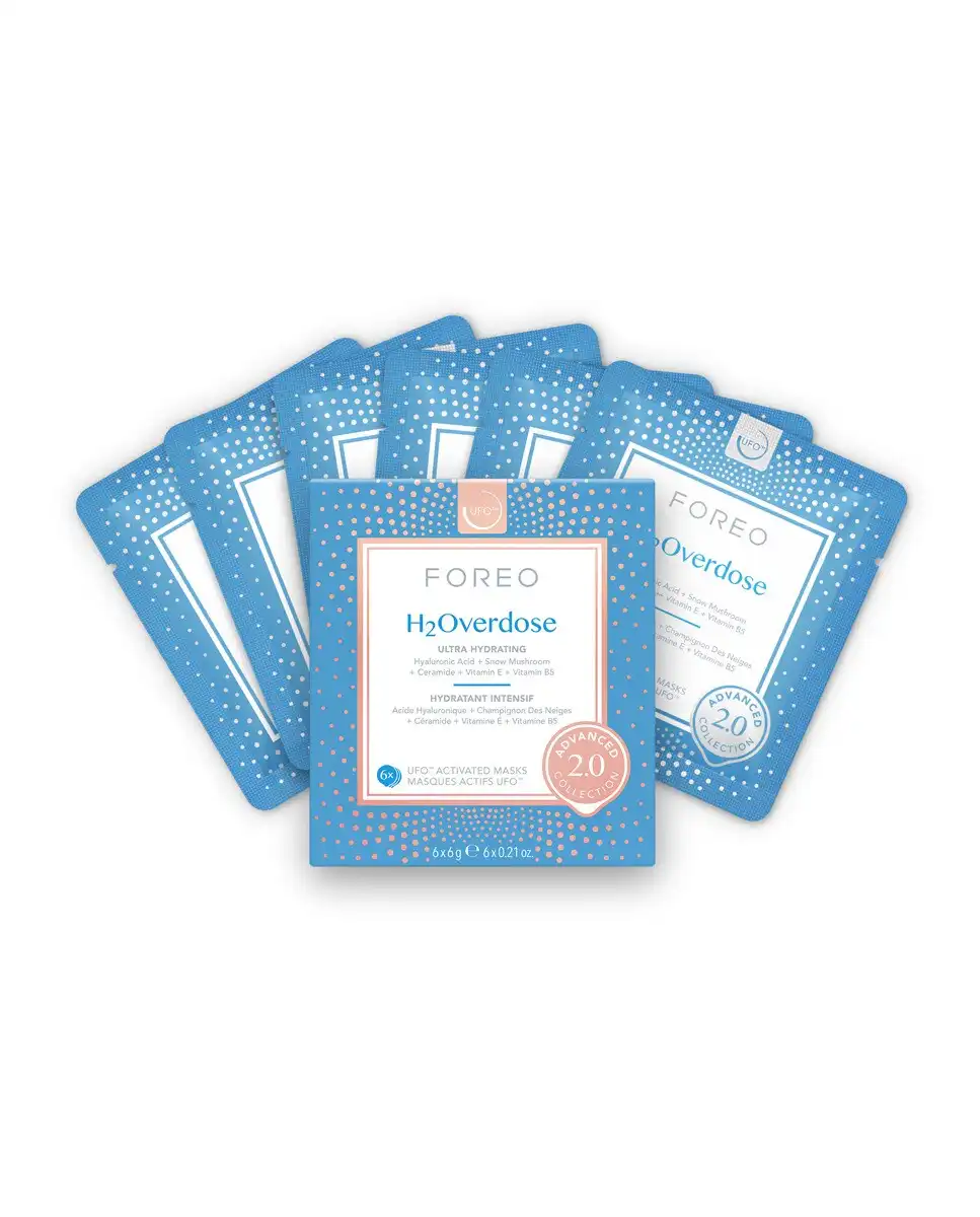FOREO - H2Overdose 2.0 Advanced Collection - Mascarilla facial ultra hidratante para la piel seca diseñada exclusivamente para UFO™. - Foreo - Comparador de precios