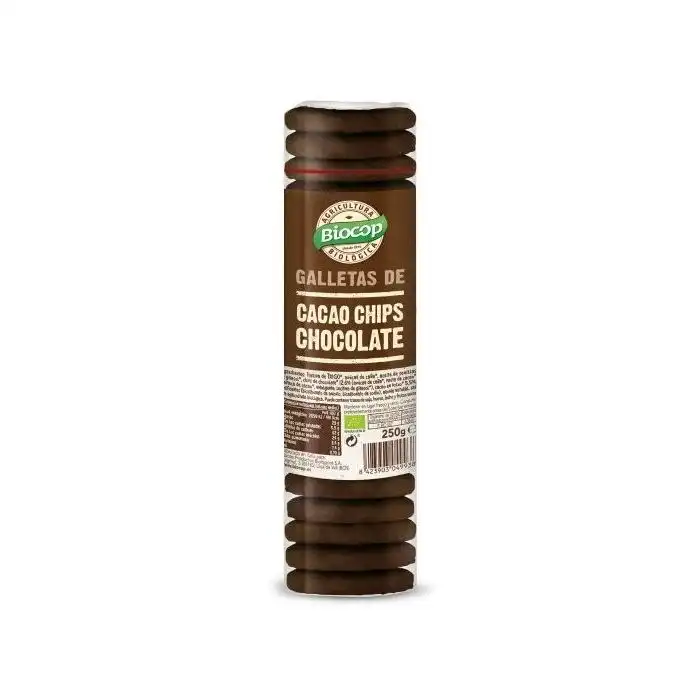 Galletas Cacao con Chips de Chocolate 250 gr - Biocop - Comparador de precios
