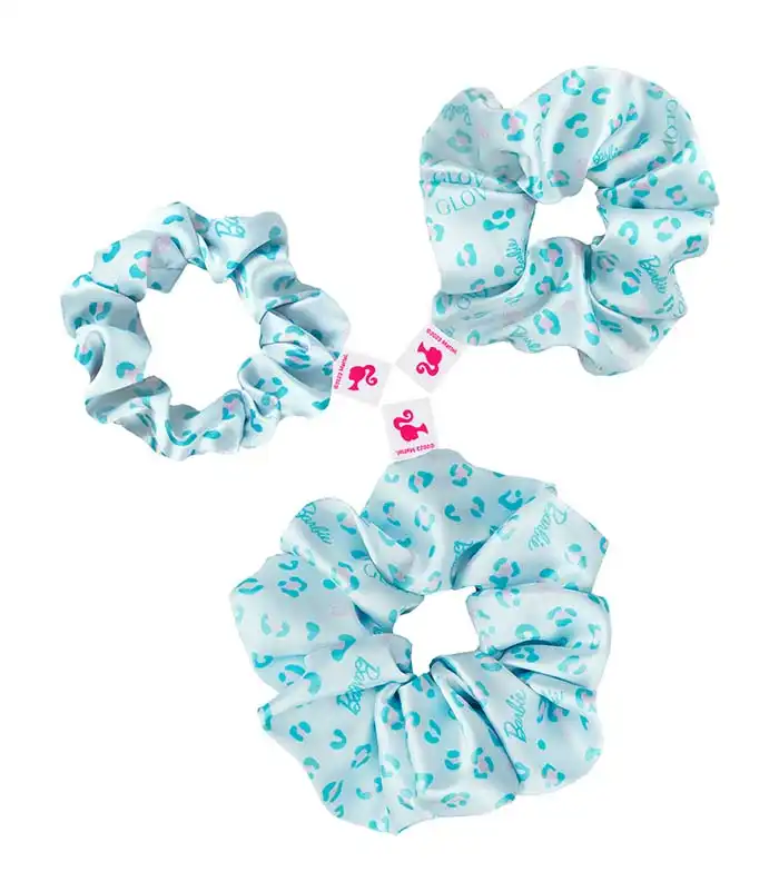 GLOV - *Barbie* - Pack de 3 coleteros scrunchie - Blue Panther - Glov - Comparador de precios