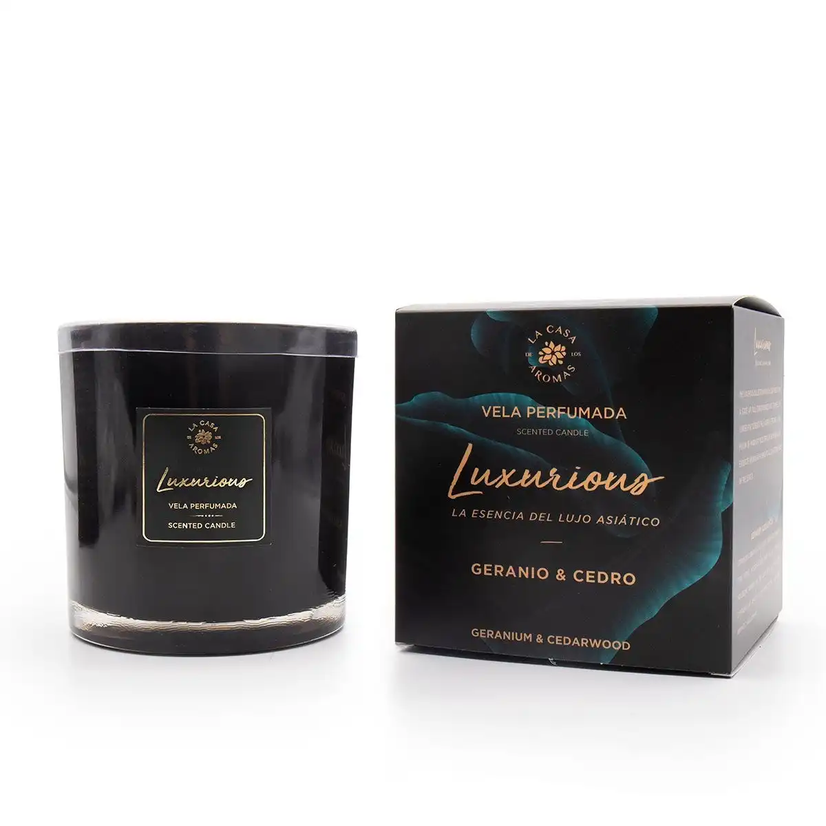 Luxurious Vela Geranio & Cedro - La Casa de los Aromas - Comparador de precios
