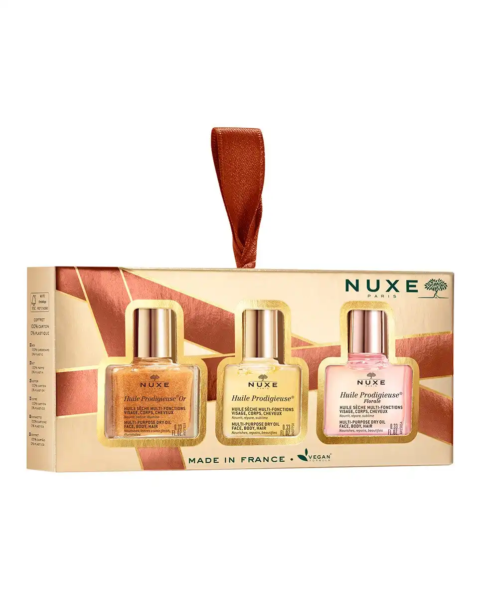 Nuxe - Cofre Mini 'Les 3 Prodigieux' Aceites Icónicos Nuxe. - NUXE - Comparador de precios