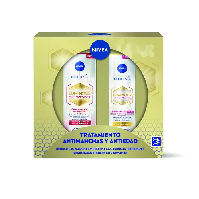 Pack Luminous 630º Tratamiento Antimanchas y Antiedad 70 ml - Nivea - Comparador de precios