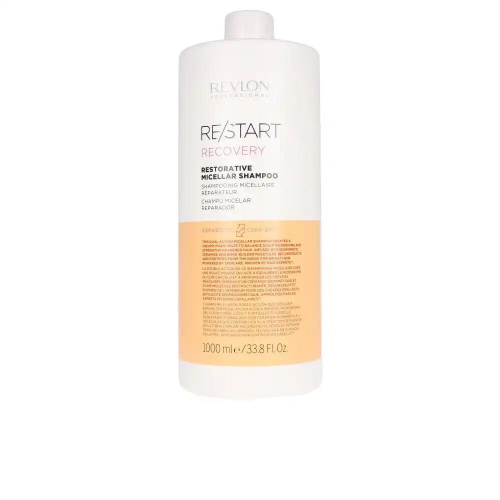 RE-START recovery restorative micellar shampoo 1000 ml - Revlon - Comparador de precios