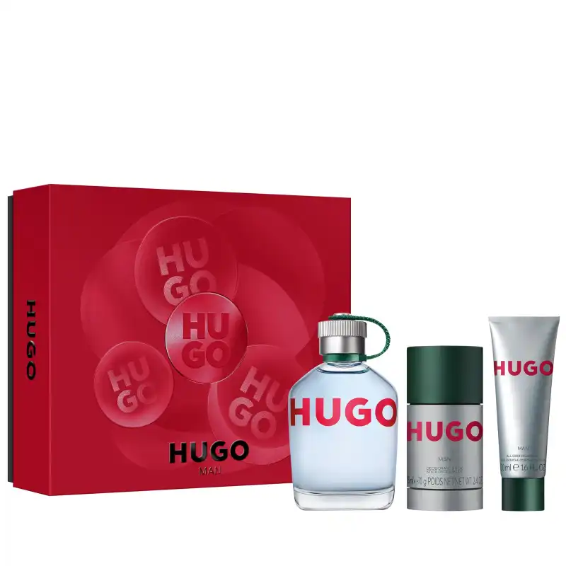 Set Hugo Man Eau De Toilette 125 Ml & Desodorante & Gel De Ducha - Hugo Boss - Comparador de precios