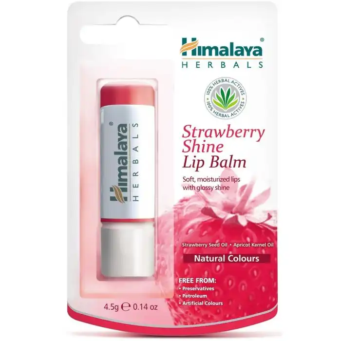 Shine Lip Balm Balsamo Labial Fresa 4.5 gr - Himalaya - Comparador de precios