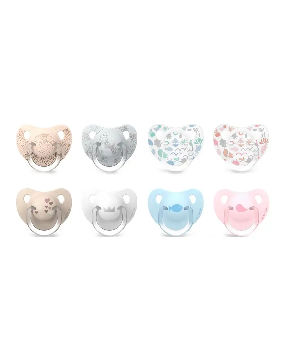 Suavinex - Pack Duplo Chupete Tetina Anatómica De Silicona 0-6 Meses - Suavinex - Comparador de precios