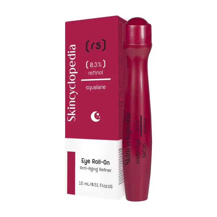 Suero Roll-on Antiedad para el Contorno de Ojos con Retinol y Escualeno 15 ml - SKINCYCLOPEDIA - Comparador de precios